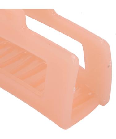 Hair Clip 8.5x3cm Hair Claw Clip Non-Slip Lightweight Portable for Thick Thin Curly Straight Hair(Coral Orange) - Buy Online on GoSupps.com
