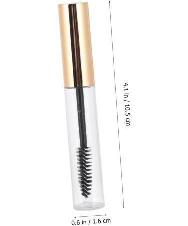 Didiseaon 10pcs Refillable Bottles DIY Mascara Empty Mascara Tube with Eyelash Wand Cosmetic Growth Fluid 1 g (Pack of 1) Golden - Buy Online on GoSupps.com
