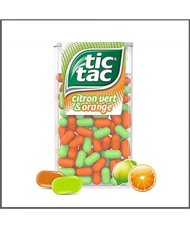 Epicerie sucr e TIC TAC - Lemon and Orange Duo Candy 54G - Pack of 4 - Sold By Lot