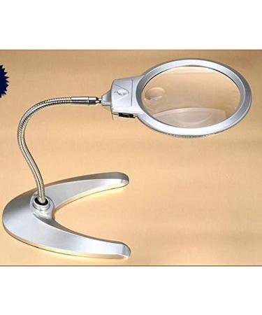 LED High-Definition Light Hose Desktop Glass Large Lens Bracket Type 130mm Magnifiers - Buy Online on GoSupps.com