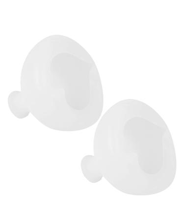2pcs Removers Spitting Bed Percussion Basic Back Pressure Burping Up Cups Massage Baby Infant Rest Term Elderly Sputum Suckling Accessories Toddler Nursing White Milk Phlegm 7.7x7.7x6cm White