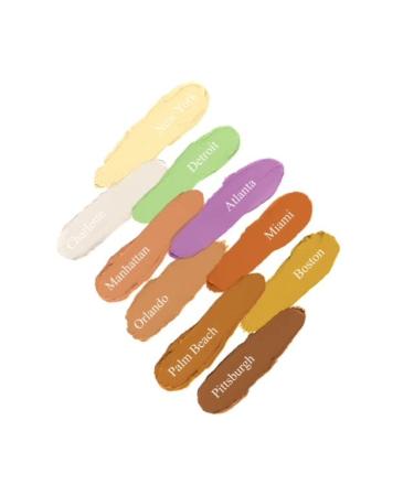 Pinky Rose Cosmetics 10HD Correct & Conceal Cream Palette - Best Quality Concealer for Flawless Skin | Shop Now Internationally - Buy Online on GoSupps.com