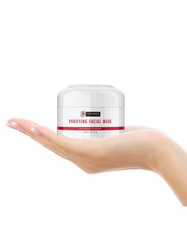 Purifying Facial Mask - Detox & Soothe Skin with Zinc Sulfur & Camphor - Clear Complexion - 2oz | International Shipping - Buy Online on GoSupps.com