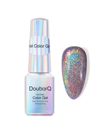 5ML Rainbow Nail Polish Cat Eye Nail Gel Universal Varnish Shiny Diamond Magnetic UV Gel Nail Glitter Manicure Beauty Decoration - (Color: C4 7g)