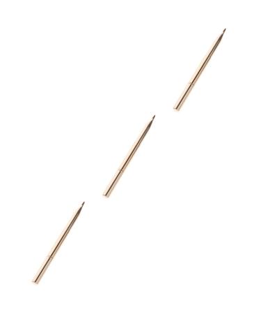 Set of 3 double-sided lipstick lip eyeshadow main adjustment powder brush lipstick brush Miss applicator synthetic fibre