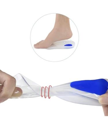 Buy Silicone Cushion Heel Inserts | Extra Soft Shock Absorption for Women | Blister Prevention & Comfort | Medium Size - Clear - Buy Online on GoSupps.com