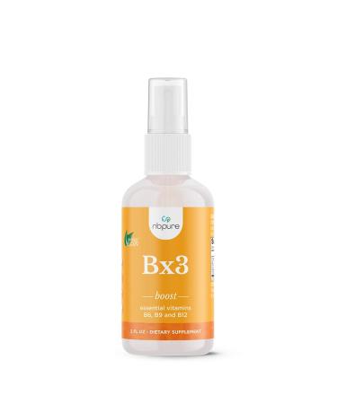 Pure Vegan nbpure Bx3 Liquid Vitamin B Spray Essential Vitamins B6 B9 and B12 2 FL Ounce