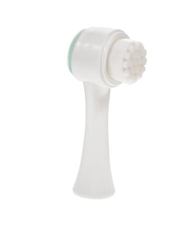 minkissy 1pc Remove Dead Skin De Doble Cara Green Color Greens Manual Face Cleansing Brush Manual Facial Brush Face Cleaning Brush Pores Facial Cleanser Cleaning Artifact Green medium