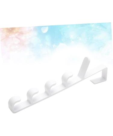 Baluue Multifunctional Clothing Rack Hangers 2pcs 5 Towel Hooks Hanging Rack Multifunction Door Hanger Multifunctional Hanger 2pcs White - Buy Online on GoSupps.com