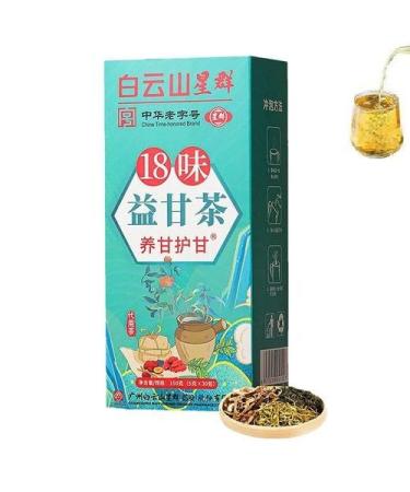 18 Flavors Liver Care Tea - 18 Flavors of Liver Protection Tea Daily Liver Nourishing Tea Nourishing Liver and Protecting Liver Tea for Women and Men(30 Bags/Box) 1 Box