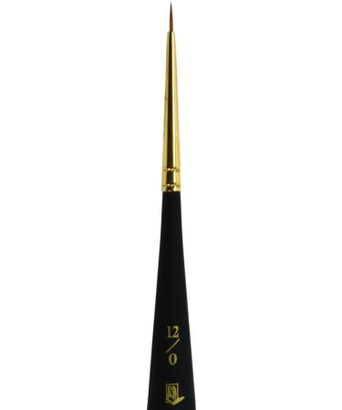 Princeton Synthetic Sable Miniature Round Brush 12/0 - Ideal for Watercolor and Acrylic Miniatures - Buy Online on GoSupps.com
