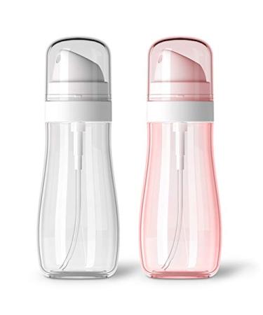 Aurdox Spray Bottles with Fine Mist Sprayer for Essential Oils 3.4 oz/100ml Makeup Small Water Face Sprayer- Clear Refillable Portable Travel Containers for Cosmetic Skincare Perfume pack of 2 - Buy Online on GoSupps.com