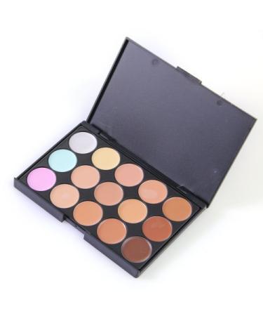 SupplyEU 15 Colors 3D Radiance Concealer Makeup Palette Kit Make Up Set by SupplyEU