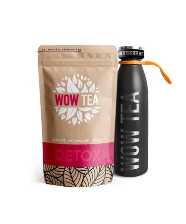 ATOP LLC WOW TEA Renew Natural Pack Detox tea and thermos black 150 g