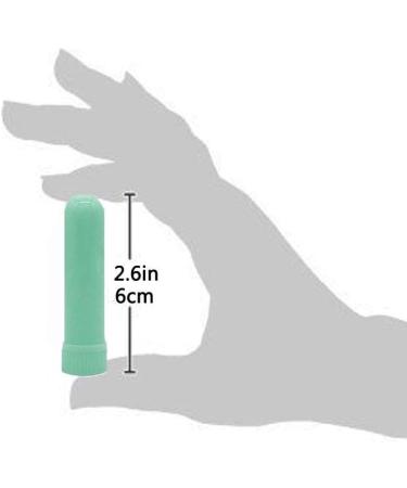12 Light Green Essential Oil Aromatherapy Inhaler Sticks Set + 2 Pipette Droppers | International Shipping - Buy Online on GoSupps.com