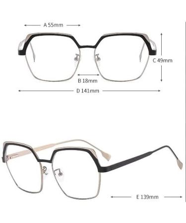Anti Eyestrain Blue Light Blocking Oversized Reading Glasses - Pink Classic Flat Light Mirror Eyeglasses +0.00 - Buy Online on GoSupps.com