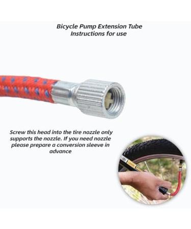 Premium Bicycle Pump Hose Extension | Air Pump Adapter for Easy Tire Inflation - Buy Online on GoSupps.com