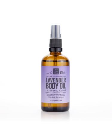 Lavender Body Oil 100% Natural by Our Tiny Bees Nourishing Calming and relaxing.