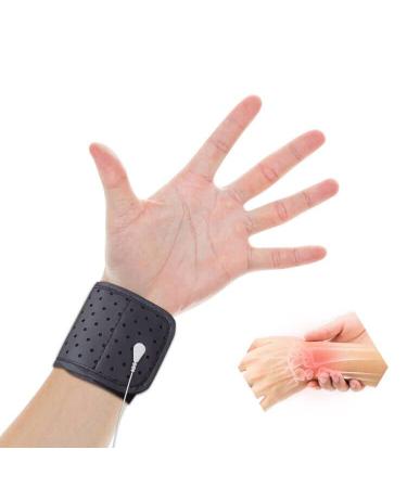 Grounding Wristband Conductive Carbon Leatherette for Better Sleep Reduce Pain and Inflammation Reconnect to the Earth Recovery Safe for Kids and Adults (Grounding Wristband)