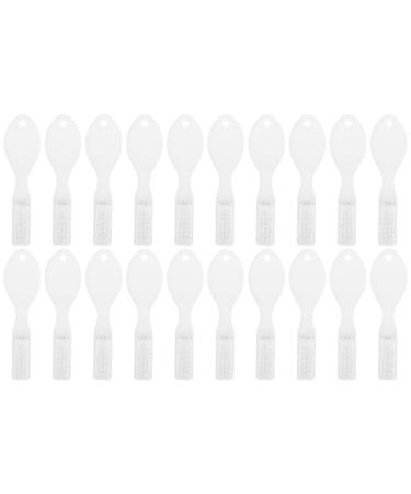 JECOMPRIS portable toothbrush 20 pieces of hand toothbrush 10 pieces of prison toothbrush plastic hand toothbrush soft grip plastic large brush head for the tooth cleaning soft toothbrush