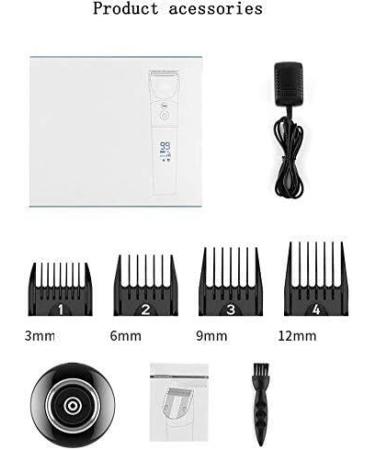 Premium Hair Clippers for Men - Cordless Rechargeable Hair Cutting Kit with 4 Guide Combs & Charging Stand - Perfect for Family Use - Buy Online on GoSupps.com