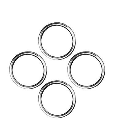 Stainless Steel 316 Round Ring Welded 5/32" x 1.5" (4mm x 38mm) Marine Grade O - Ring