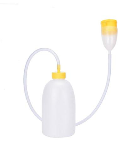 YUMSUM Male Men's Travel Bed Urinal 1700 ML Pee Bottle with Tube - Urine Collector - Buy Online on GoSupps.com
