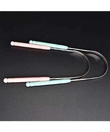 GXFCAI Tongue Scraper - Stainless Steel Tongue Cleaning Brush for Optimal Oral Hygiene | International Shipping Available - Buy Online on GoSupps.com
