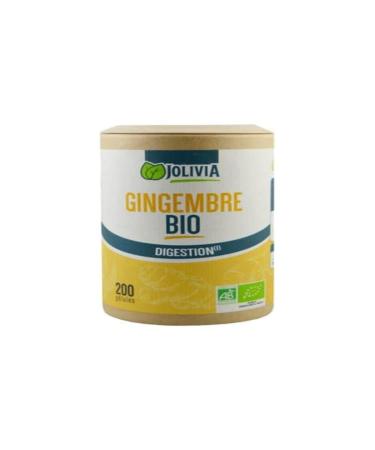 Gingembre Bio - 200 g lules v g tales de 270 mg | Format G lule | Compl ment Alimentaire | Vegan | Fabriqu en France 200 unit (Lot de 1)