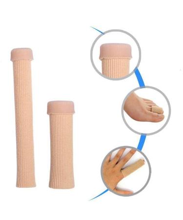 Silicone Toe Protectors - 2 Pack Soft Gel Toe Caps for Corn & Blisters - Cushion Bandage for Toes & Fingers (1.5x15cm) - International Shipping Available - Buy Online on GoSupps.com