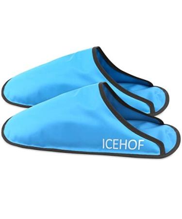 IceHOF cooling lip (1 pair) gentle fabric - premium edition cooling socks with high -quality gel - cold therapy for feet toes in chemotherapy rheumatism ice cream socks chemo cooling shoes - OneSize unisex
