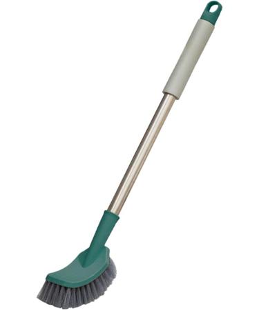 Bathroom Toilet Bowl Brush with Plastic Long Antislip Handle Curved Angled Cleaner Wall Hanging Scrubber Deep Cleaning Tool Household Gadget Deep Cleaning Brush Set Yellow - Buy Online on GoSupps.com