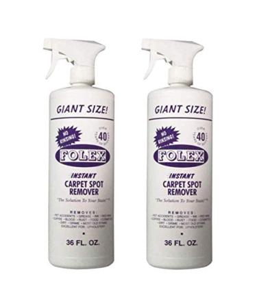 FOLEX Instant Carpet Spot Remover 36oz Pack of 2