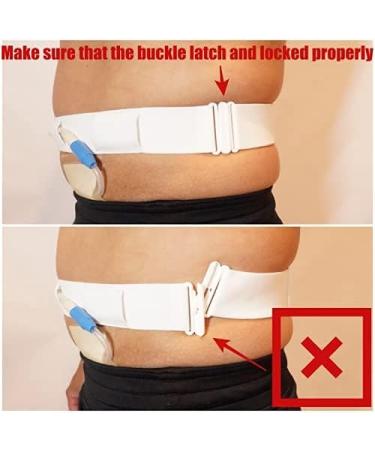 MandM Peritoneal Dialysis Belt-Buckle for Catheter Tube Storage - Secure & Comfortable PD Band for Men & Women - Black, Fits Up to 45 x 1.5 Inches - Buy Online on GoSupps.com