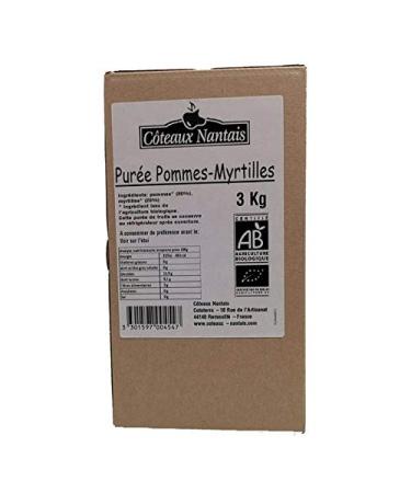 Côteaux Nantais - Apple Blueberry Puree 3Kg - Unit