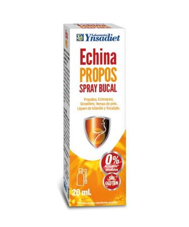 YNSADIET ECHINA PROPOOS | Oral Spray - 20 ml | Propolated Coneflower Gooseberry Pine Yellow | Ynsadiet