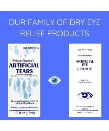Delsam Pharmas Artificial Eye Ointment - Lubricated Eye Ointment for Dry Eyes - Buy Online on GoSupps.com