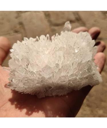 Natural Crystal Rough Natural Crystal Calcite Cluster- White Specimen Stone (Size : 360-450g) (Size : 500-600g) - Buy Online on GoSupps.com