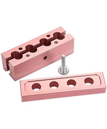 XingYue Direct DIY Lipstick Mold - Rose Gold Aluminum Alloy Lip Balm Maker Tool (4 Holes) - Buy Online on GoSupps.com