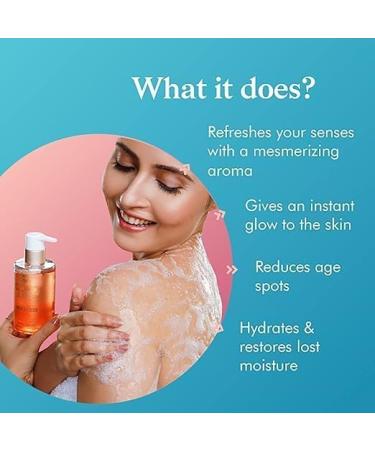 Shower Gel with Coconut & Ayurveda | Sulphate & Paraben Free | 100% Vegan | 200ml | International Shipping Available - Buy Online on GoSupps.com