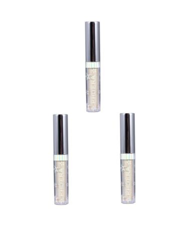 Beavorty Makeup Eyeshadow 3pcs metallic eyeliner Glitter eyeshadow glow eye powder cosmetic liquid eyeshadow flash 1 count (Pack of 1) Goldenx3pcs