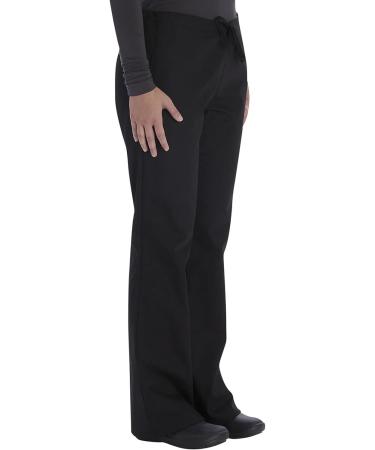 Vital Threads Women's Scrubs Set - V-Neck Top & Drawstring Pant - Black - Size XL - Buy Online on GoSupps.com