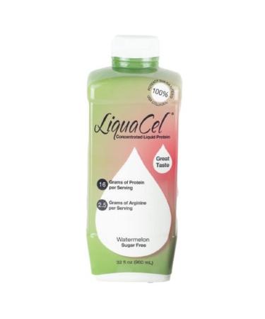 Liquacel Liquid Protein Watermelon 1 X 32oz Bottle 32 Fl Oz (Pack of 1)