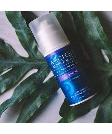 Ancient Minerals Magnesium Lotion Goodnight Cream with Melatonin (2.5oz) - Buy Online on GoSupps.com