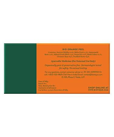 Bio_tique Bio Orange Peel Body Soap | Exfoliating & Revitalizing | 100% Botanical Extracts | Deep Cleansing for All Skin Types | 150g - Buy Online on GoSupps.com
