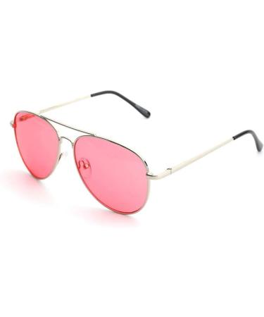 Buy New FL-41 Light Sensitivity Glasses | Aviator Style for Fluorescent Light Blue Light & Migraine Relief - International Shipping Available - Buy Online on GoSupps.com