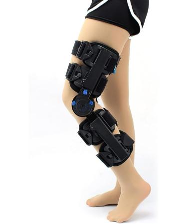 Post Op Knee Brace Articulated Knee Orthosis Adjustable Length 47-72cm and Bending Angle Knee Orthosis for Left Leg and Right Leg Support Stabilizer After Surgery Both Men and Women