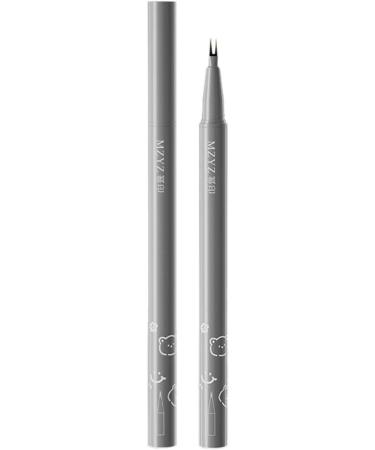 Generic Double Tip Lower Eyelash Pencil Portable Women Girls Gift for Travel Party Home Wedding Gray Brown - Buy Online on GoSupps.com