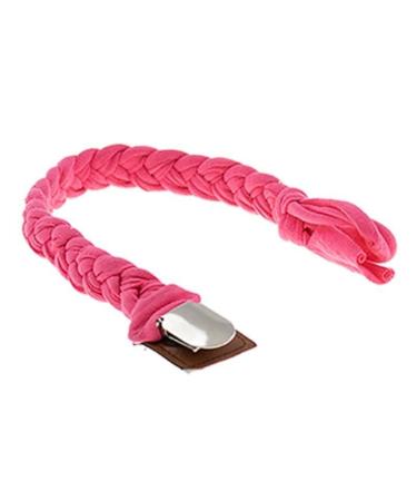 Hi Little One Braids Hanging Pacifier Holder Coral