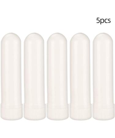 Wemay 5 Pack / 10 Pack Essential Oil Inhaler Bottles Aromatherapy Empty Nasal Inhaler Tubes Plastic Tubes with Wick - Buy Online on GoSupps.com